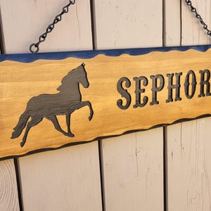 Equestrian gift, engraved Horse stall sign, Horse stall name plaque, Horse sign for stall, Stable name sign, Barn Decor, Horse lover gift