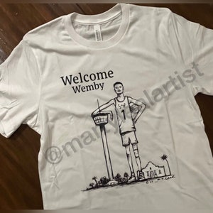 Welcome Wemby t-shirt for San Antonio Spurs fans