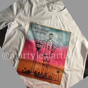 Welcome Wemby t-shirt for San Antonio Spurs fans (Fiesta-colors Edition)