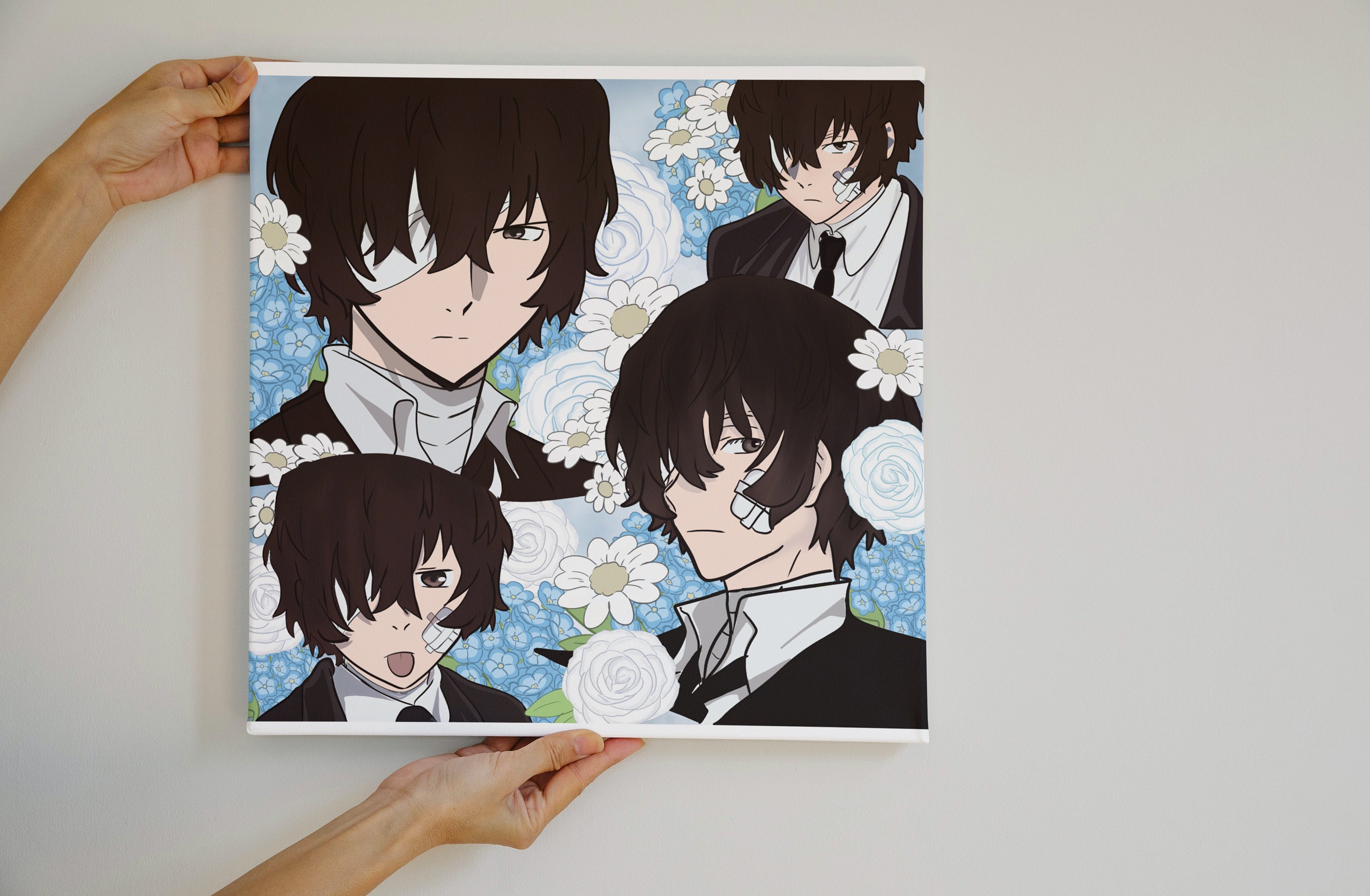 Funny Anime Face Canvas Print for Sale by Dazaik Store