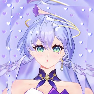 Robin Honkai Star Rail Art Print for Gacha Gamers, Collectible Gaming Wall Art,  Video Game Art