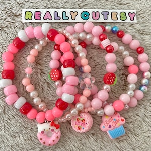 Kitty Charm Bracelet Set