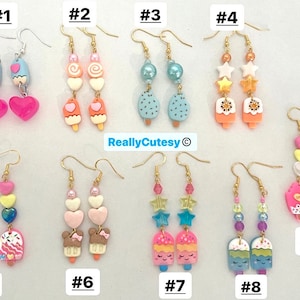 Popsicle Ice Cream Earrings