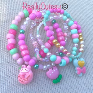 Kawaii Cute Charm Bracelet Set
