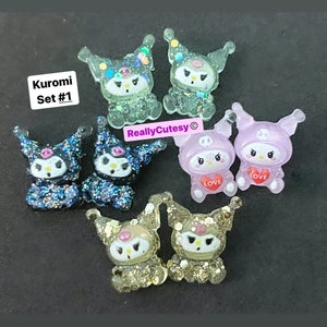 Kawaii Mini Stud Earrings - Set of 4 pairs!!