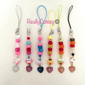 Cute Kawaii Character Phone Charm Keychain