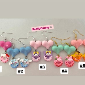 Kawaii Character Earrings