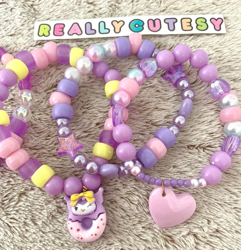 Kuromi Charm Bracelet Set Etsy