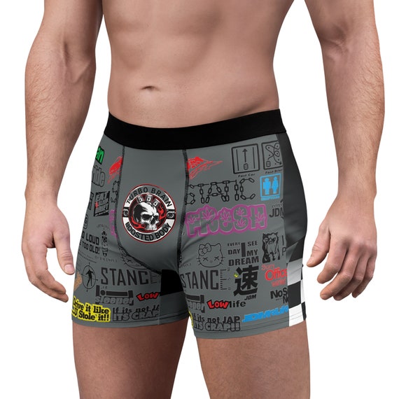 Turbo Stance Classy Mens Underwear, Comfortable Boxer Shorts, Print Picture  Boxers, Sleeping Shorts for Male Boxers & Briefs 