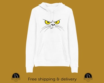 Bluza z kapturem Premium Cat | Bluza z kapturem | Bluza z kapturem z nadrukiem kota | Prezent dla właściciela kota | Prezenty dla mamy kota | Prezenty dla taty kota | Miłośnik kotów | Prezent w postaci bluzy z kapturem