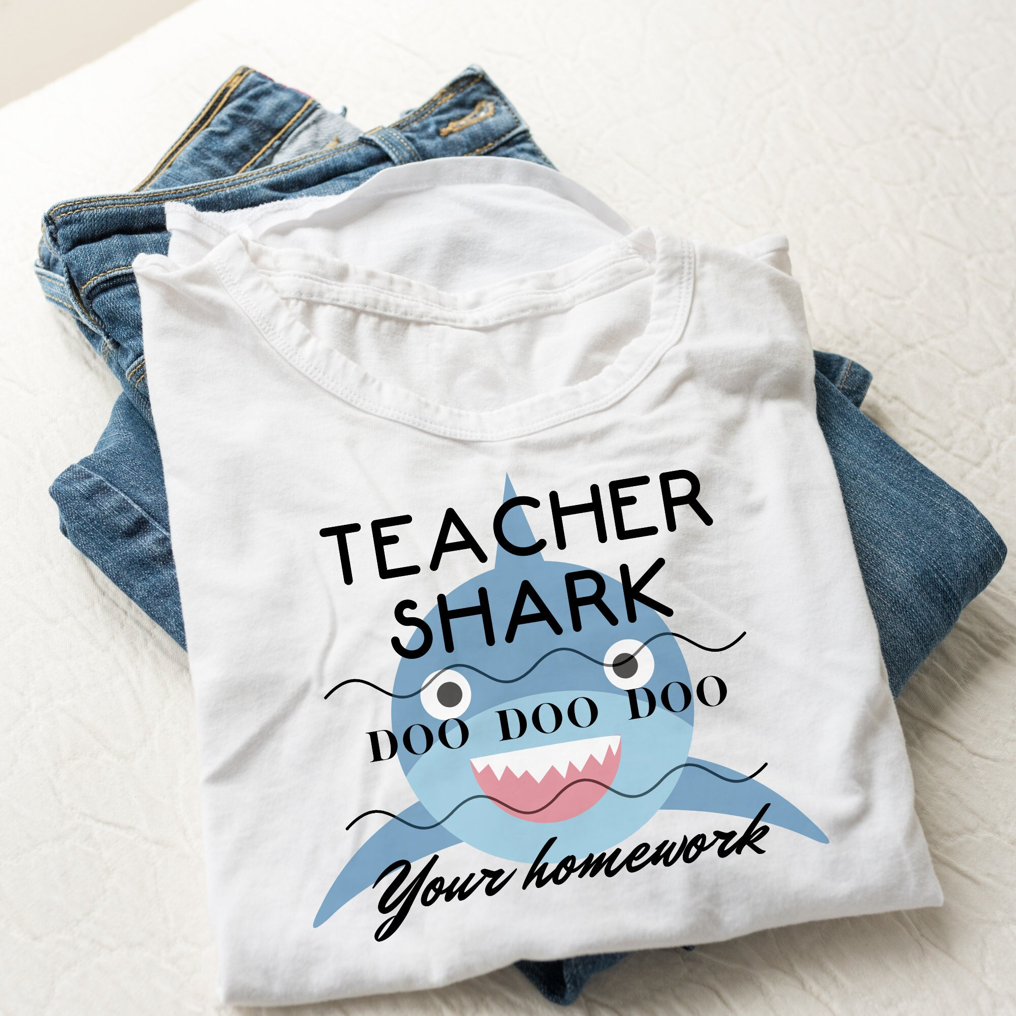 Math Teacher Shark Do Your Homework Shirt Funny Cute Gift Math Teacher Shark Do Your Homework Shirt Funny Cute Gift