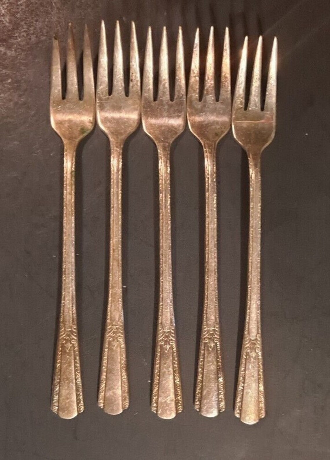 Five 5 Wm Rogers Sectional IS Louisiane Pattern Silverplate Etsy