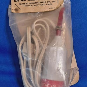 Vintage Philmore HD11S Tape Head Demagnetizer with Instructions New Old Stock