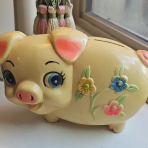 70s Piggy Bank - Etsy