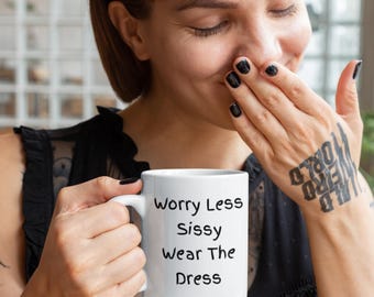 Vestido negro corto, travesti sissy, obedéceme, de hombre a mujer, vestido sissy, travestismo, ropa sissy, lencería sissy, humillación sissy