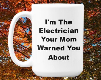 Electrician Gifts, Electrician, Gift for Electrician, Lineman Gifts, Funny Electrician, Electrician Mug, Electrical Engineer, Lineman Gift