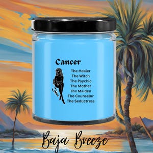Cancer Zodiac Candles, Cancer Zodiac, Zodiac Candle, Cancer Zodiac Gifts, Cancer Horoscope, Cancer Astrology, Cancer Horoscope Decor, Cancer