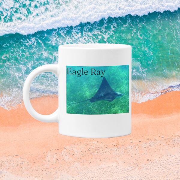 Eagle Ray, Wildlife Photography, Spotted Eagle Ray, Scuba Diving Gift, Manta Ray, Sea Shell Gifts, Scuba Diving, Marine Biology Gift, Scuba