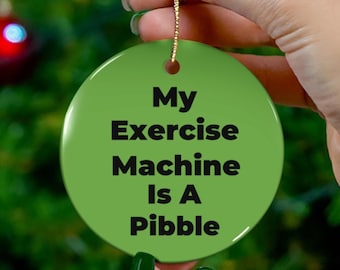 Pibble keramisch ornament, Pitbull-ornament, grappig Pibble-ornament, schattige Pibble hond moeder, Pibble papa, Pibble moeder, Pibble hond, Pibble Pitbull