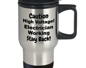 Elektricien, cadeau voor elektricien, lineman geschenken, elektricien geschenken, grappige elektricien, elektricien mok, cadeau voor monteur, elektrische mok