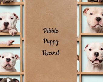 Pitbull Journal, Dog Shot Record, Pibble, Puppy Shot Record  My Pitbull, Record Book, Pibble Diary, Pitbull Gifts,  Dog Diary, Pitbull Stuff