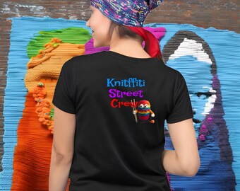 Knitting Tshirt, Gifts for Knitters, Knitting Shirt, Knitter Gift, Funny Knitting Shirt, Knitffiti Gift, Yarn Shirt, Knitting Notions, Knit