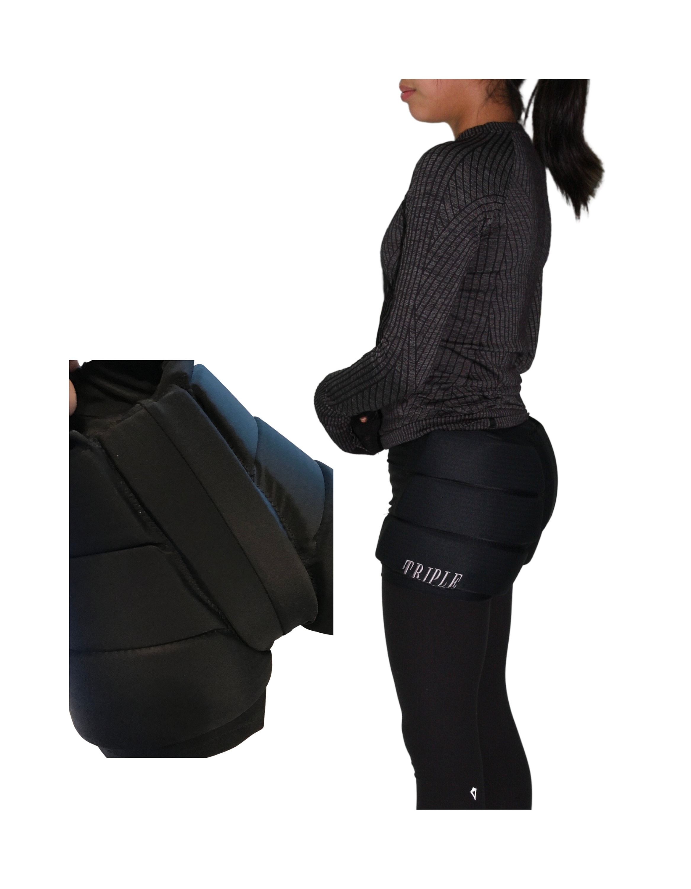 Protective Padded Shorts For Kids - 3d Hip, Butt, And Tailbone Protection  For Snowboarding, Skating, And Skiing - Temu