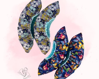 Protectores de cuchillas para patines de hielo con estampado de algodón: Emmi Designs