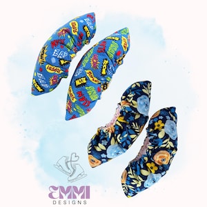 Figure Skating Blade Soakers, Ice Skate Soakers for Blades, Cotton Print Blade Covers, Hockey Skate Soakers, ice skate blade soaker gift