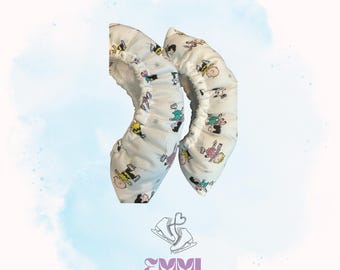Protectores de cuchillas para patines de hielo con estampado de algodón: Emmi Designs