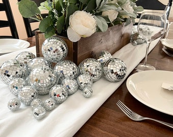 Disco Ball Wedding Table Centrepiece Wedding Disco ball Table Decor Disco wedding table disco ball decor Bulk Disco Balls table centrepiece