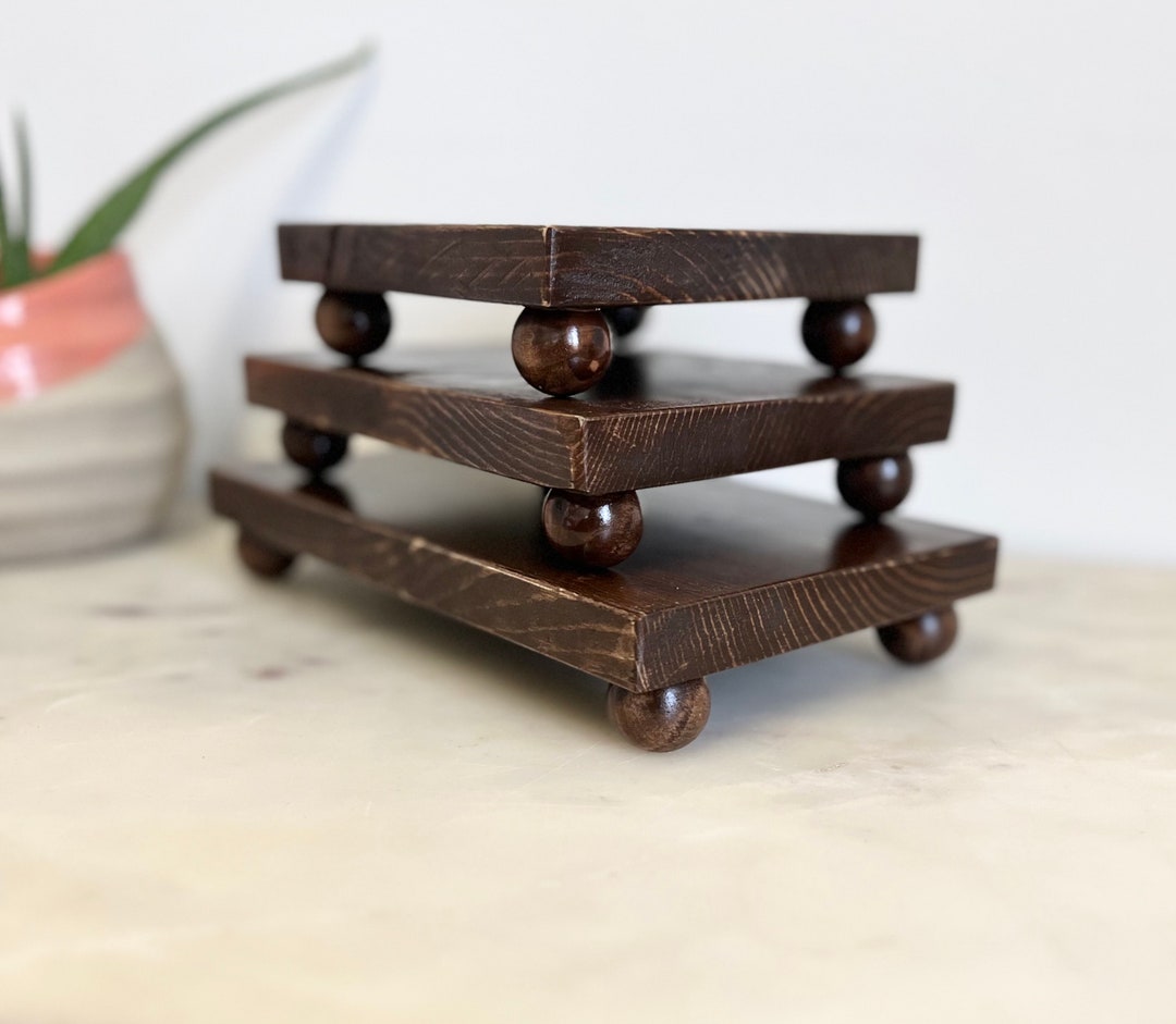 Wood Riser Dessert Table Stand Wood Centerpiece Stand Wedding Table Decor Wedding Stand Small