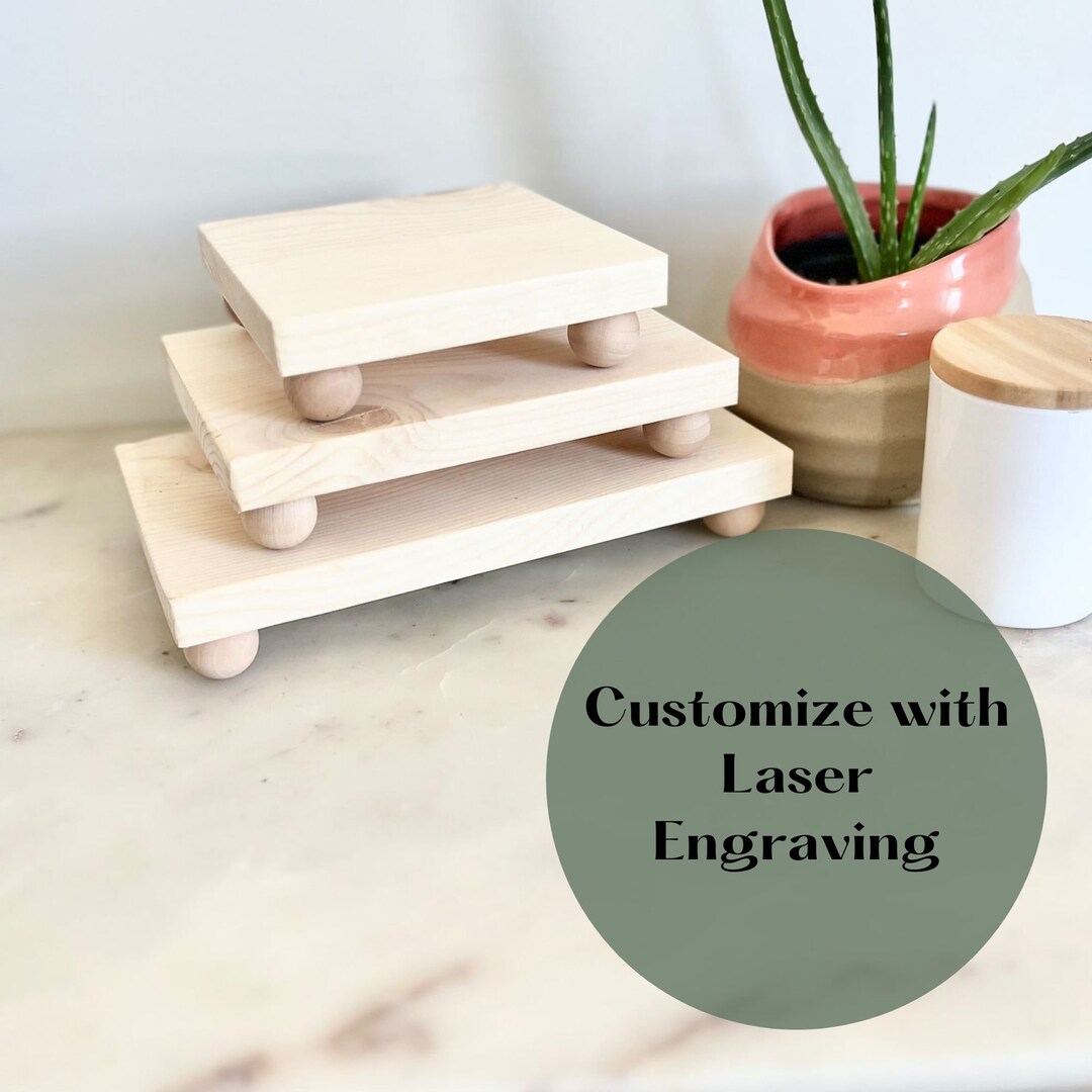 Wood Riser Dessert Table Stand Wood Centerpiece Stand Wedding Table Decor Wedding Stand Small