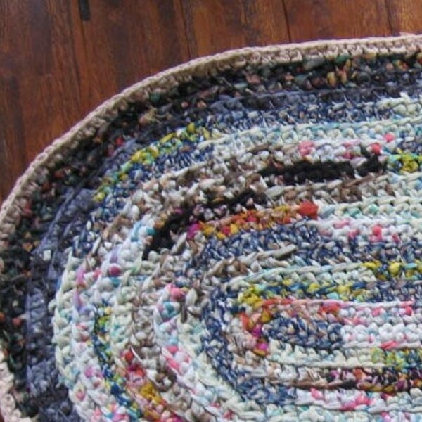 Oval Rag Rug Etsy
