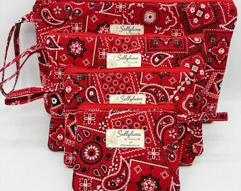 Zipper Pouch Sewing Pattern PDF, Four Sizes, Beginner Cosmetic Bag Tutorial