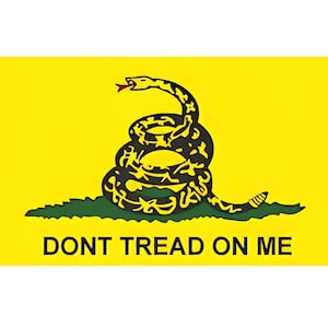 Don&#39;t tread on me 3x5 Indoor/Outdoor Yard Flag