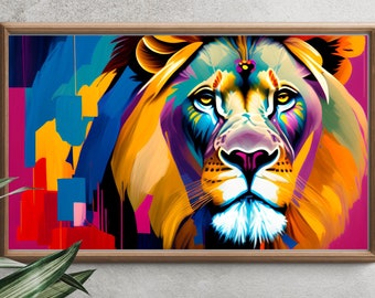 Leo #3 - Poster Digital Art Wall Decoration Ai Art / Download