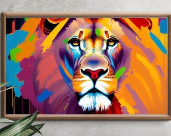 Leo #2 - Poster Digital Art Wall Decoration Ai Art / Download