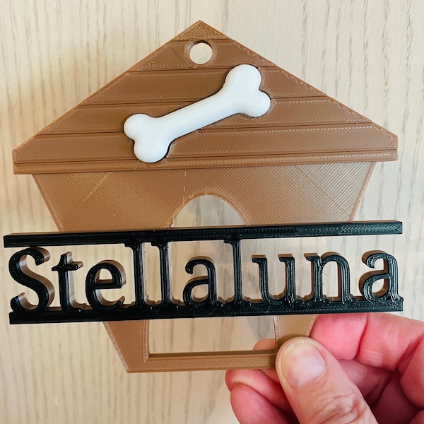 Dog Kennel Sign, Custom with Your Pet Name, New Pet Gift