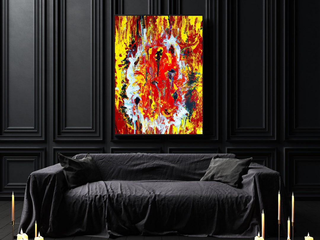 Love Emotional Abstract Digital Wall Art Printable Poster Home Decor ...