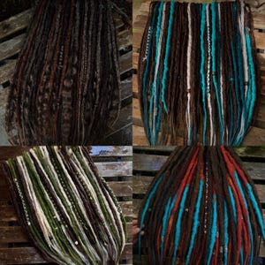 Dreadlocks Cyberdteads Dreads met kanekalon synthetisch haar