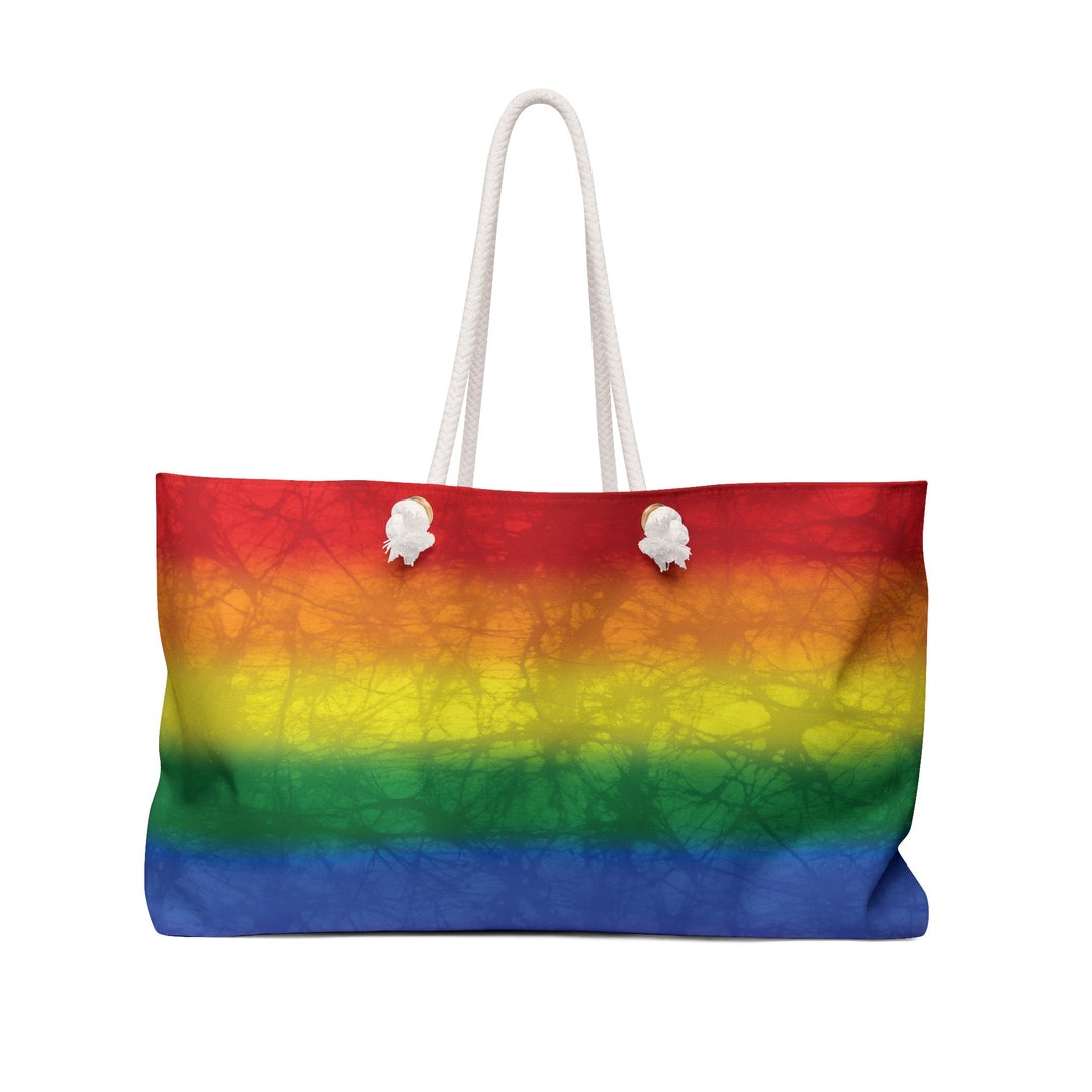 Rainbow Weekender Bag Etsy Ireland