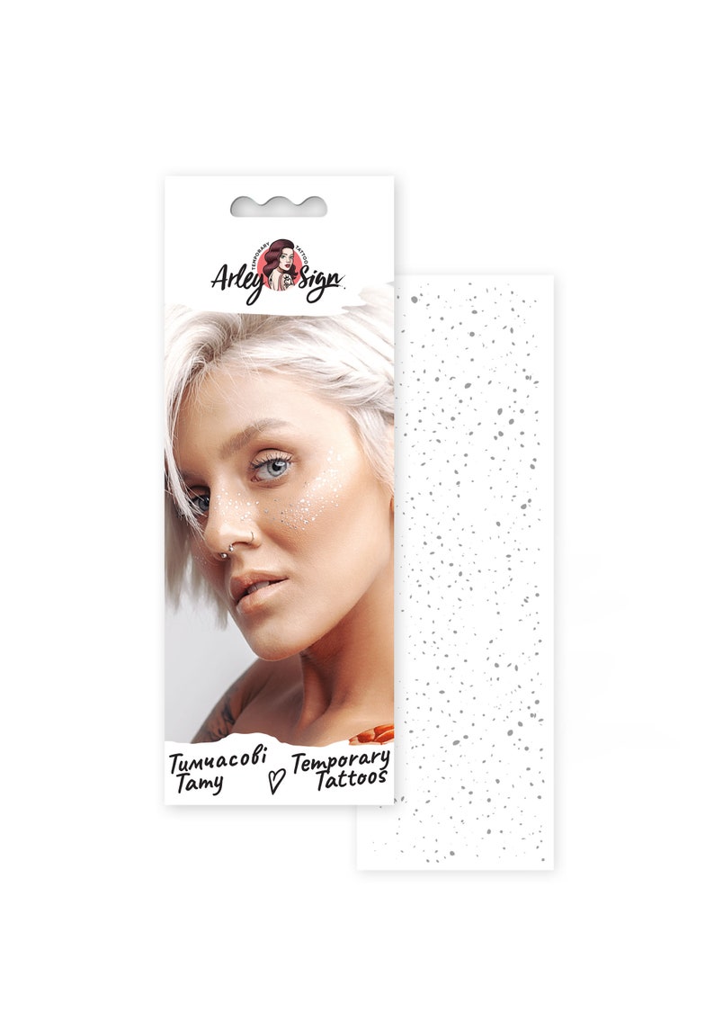 Face Glitter Fake Tattoo, Removable Freckles Water Tattoos, Temporary Tattoos for Teens, Simple