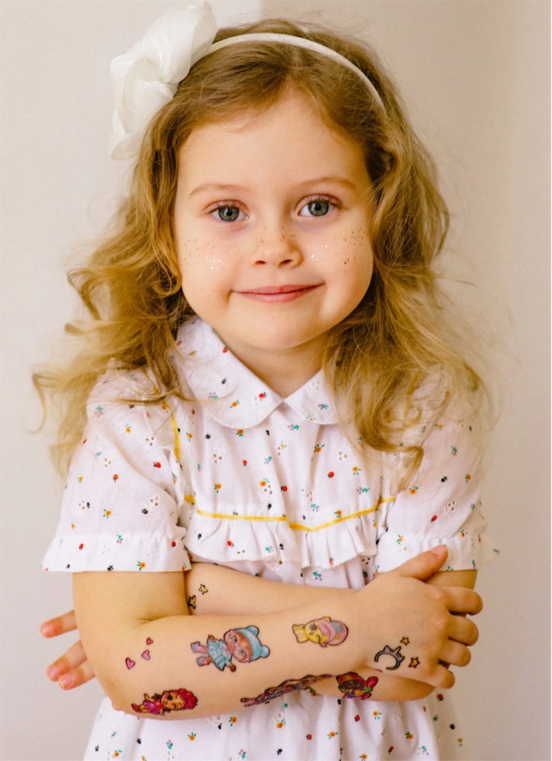 Temporary Tattoos for Kids Kids Birthday Party Favors Face Etsy