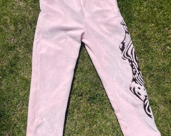 Pink Abstract Sweatpants