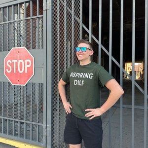 Aspiring Dilf Funny T-shirt