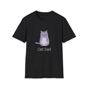 Kat papa Kawaii Cartoon kat T-shirt
