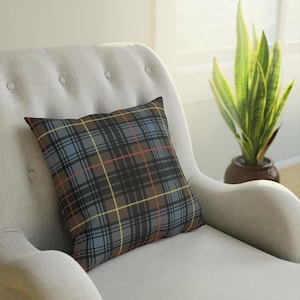 Coussin Clan Stewart Hunting tartan - Coussin à carreaux écossais pour canapé ou lit