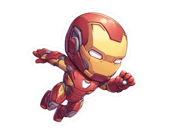 Iron Man Superhelden-Aufkleber: Bezaubernder Avengers-Superheld