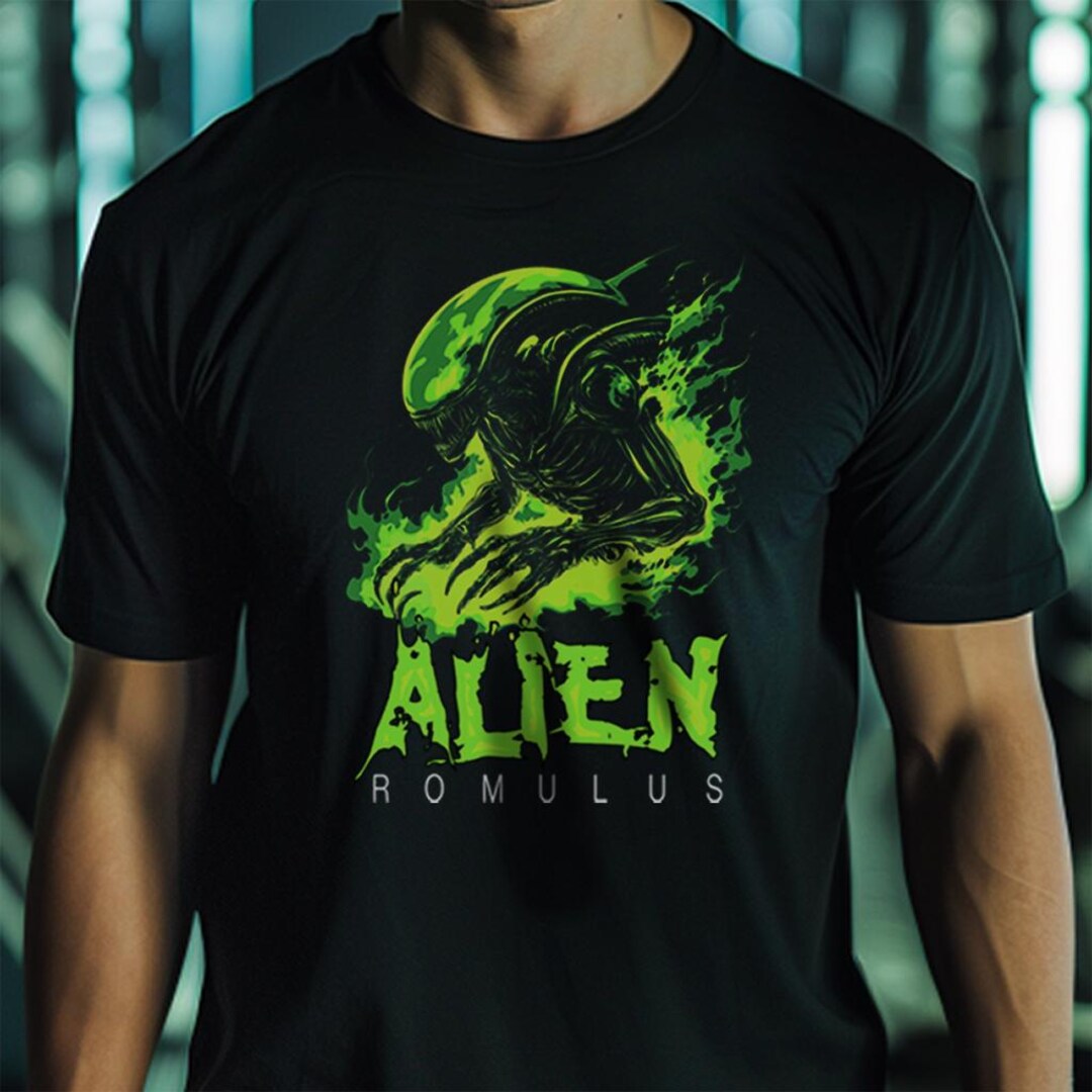 Alien Romulus Graphic Tee: Sci-fi Horror Soft Cotton T-shirt - Etsy